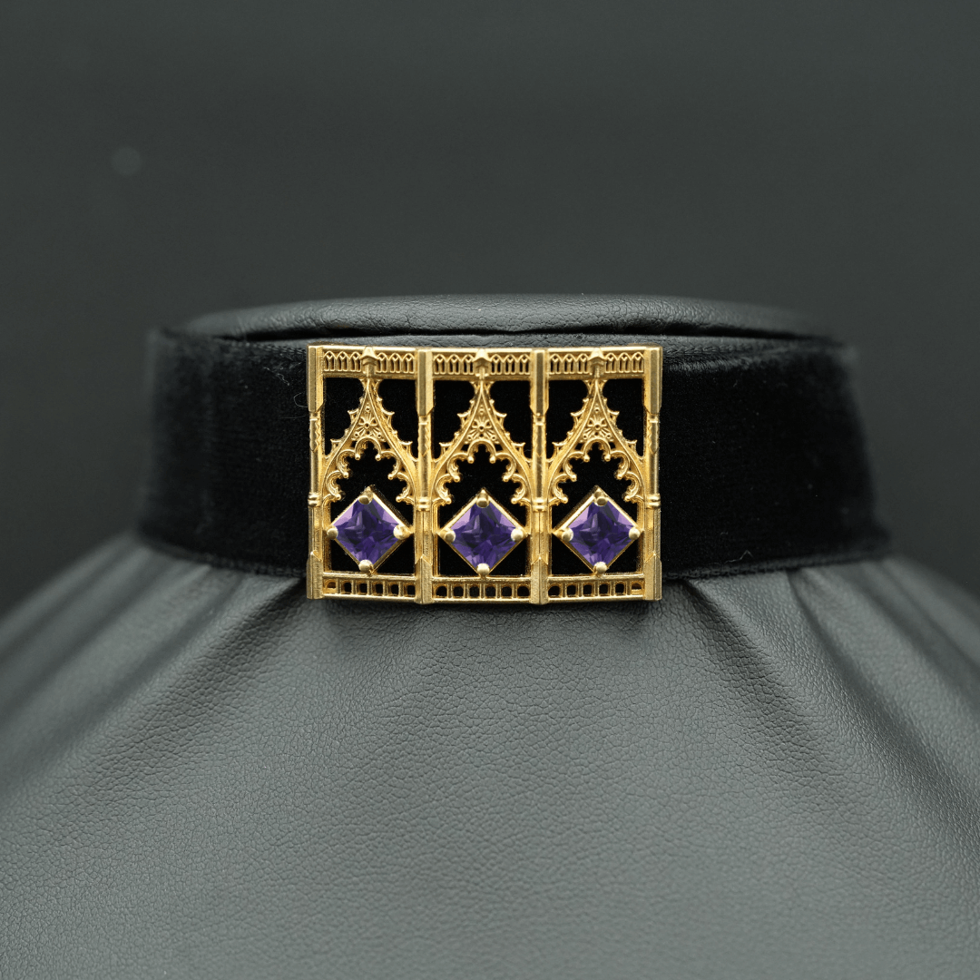 Gothic Arch Choker Necklace