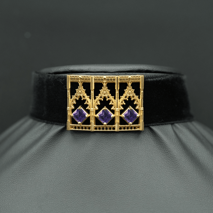 Gothic Arch Choker Necklace