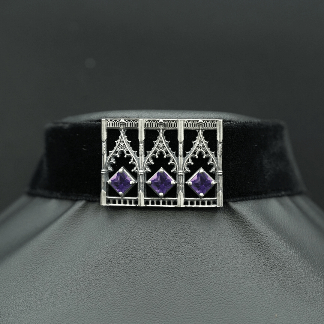 Gothic Arch Choker Necklace