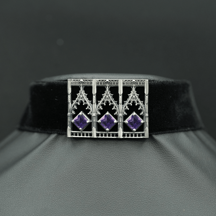 Gothic Arch Choker Necklace