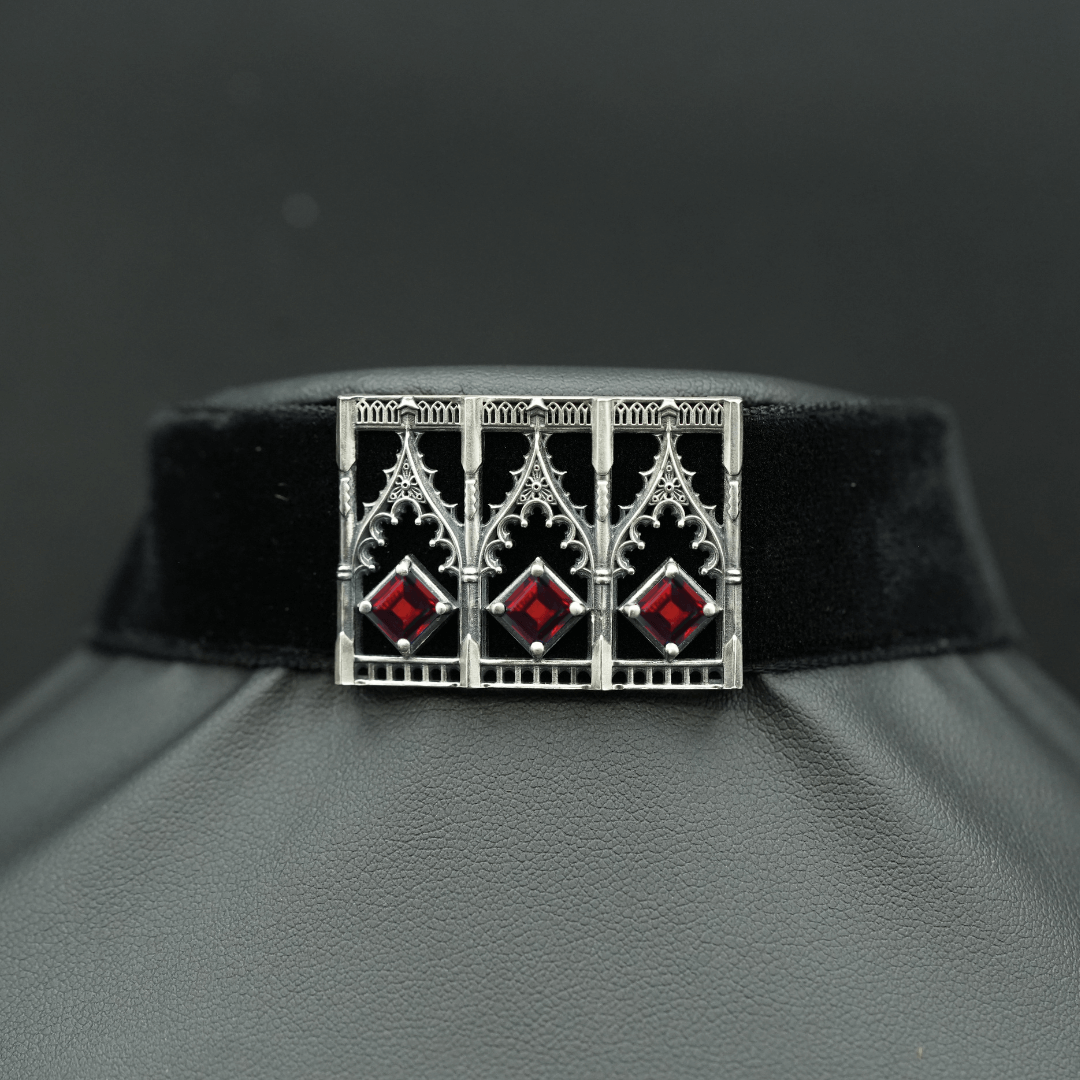 Gothic Arch Choker Necklace