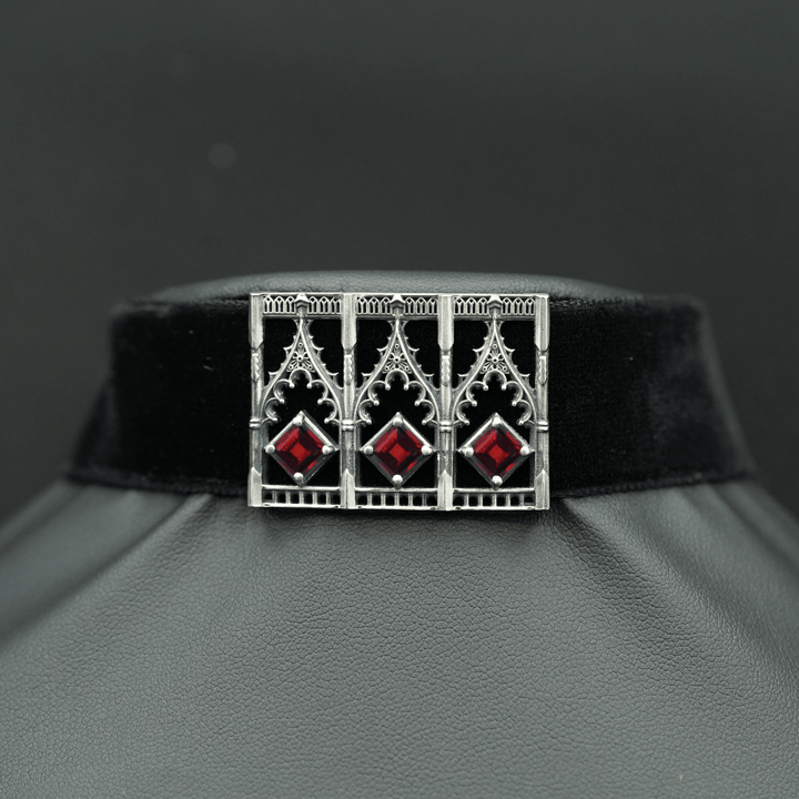 Gothic Arch Choker Necklace