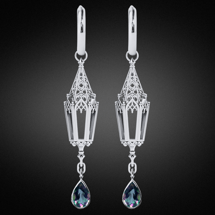 Celtic Lantern Hoop Earrings