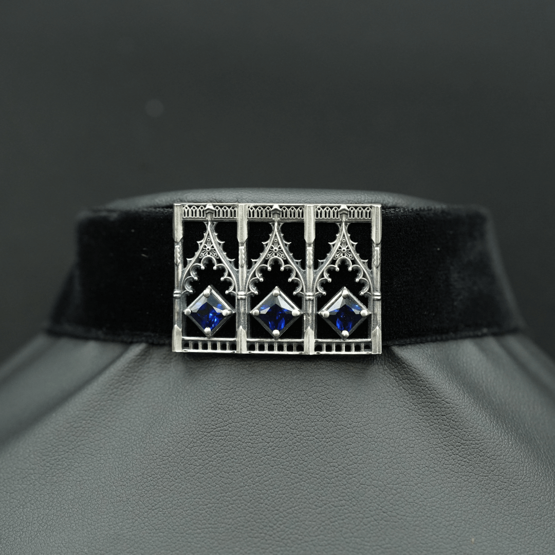 Gothic Arch Choker Necklace