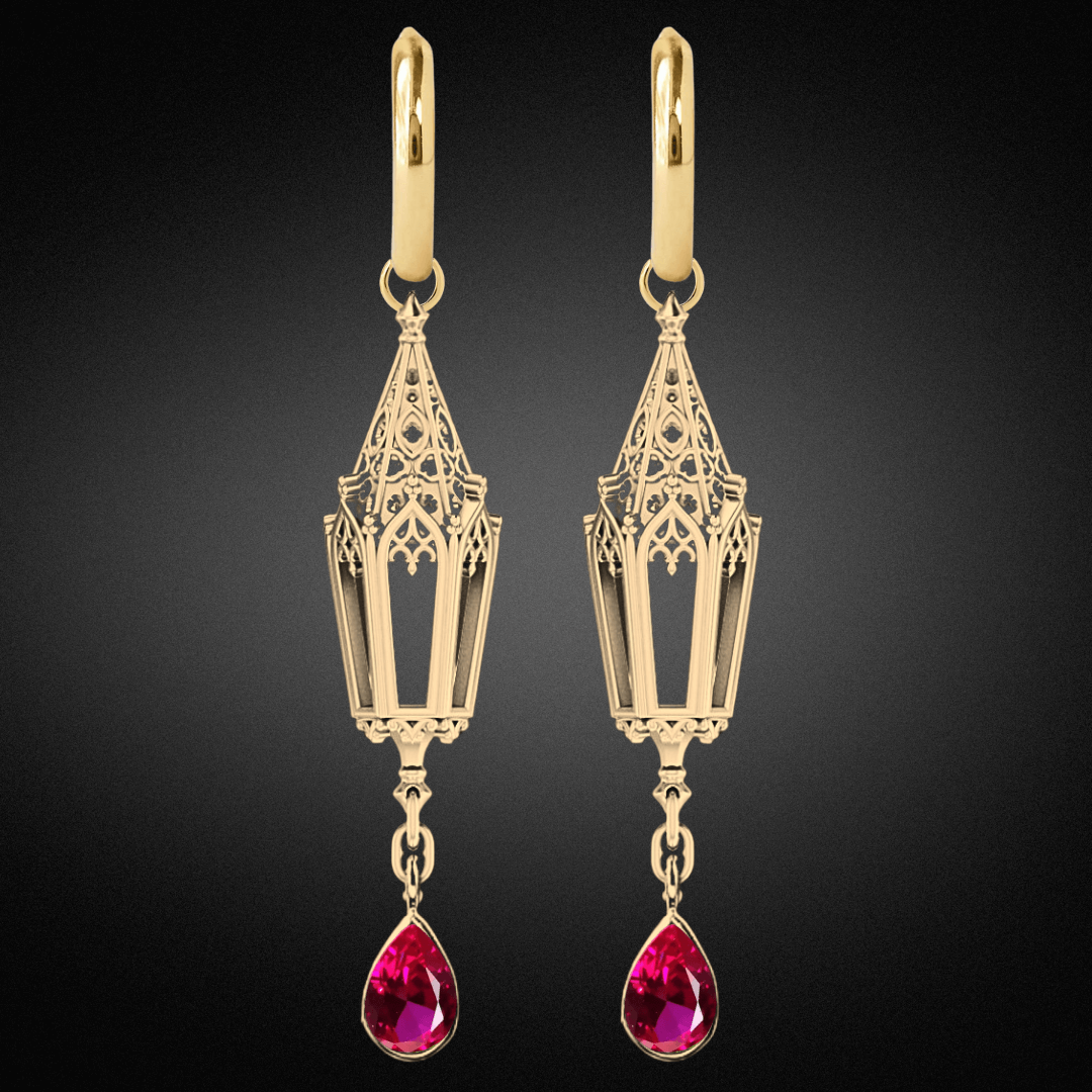 Celtic Lantern Hoop Earrings (PAYMENT PLAN)