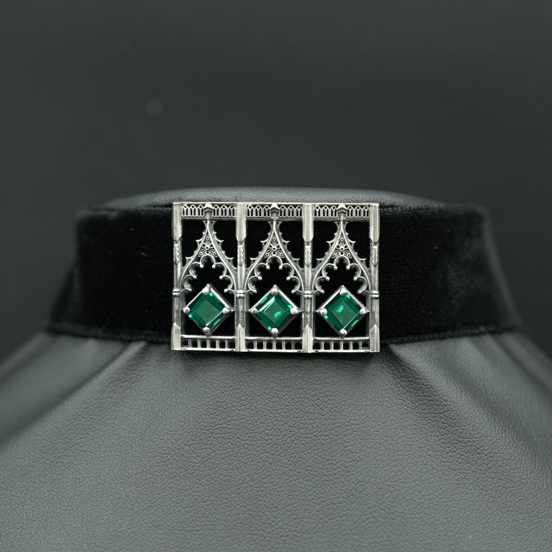 Gothic Arch Choker Necklace