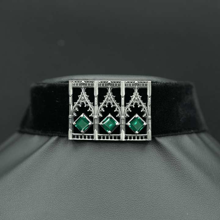 Gothic Arch Choker Necklace