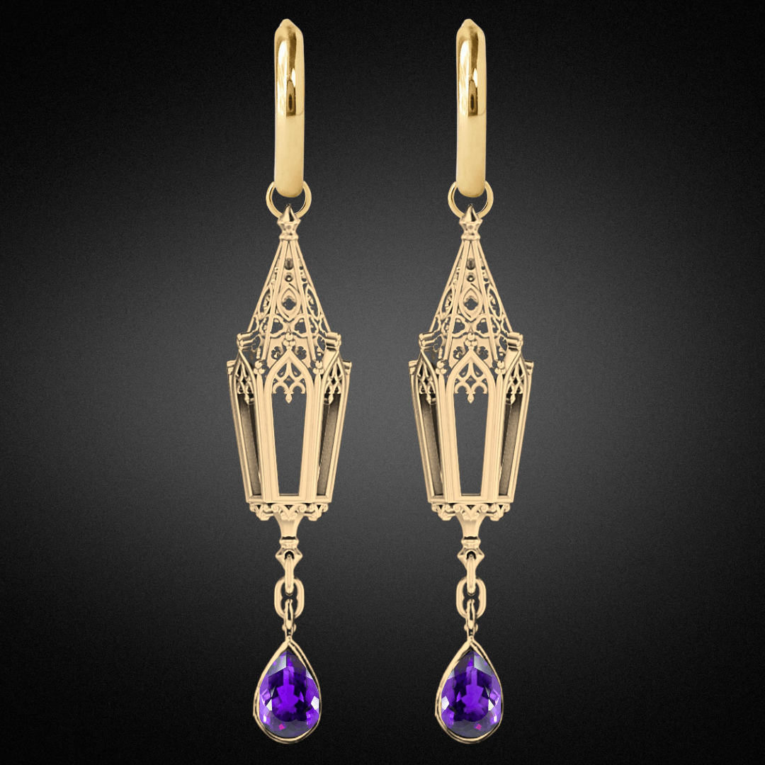 Celtic Lantern Hoop Earrings (PAYMENT PLAN)