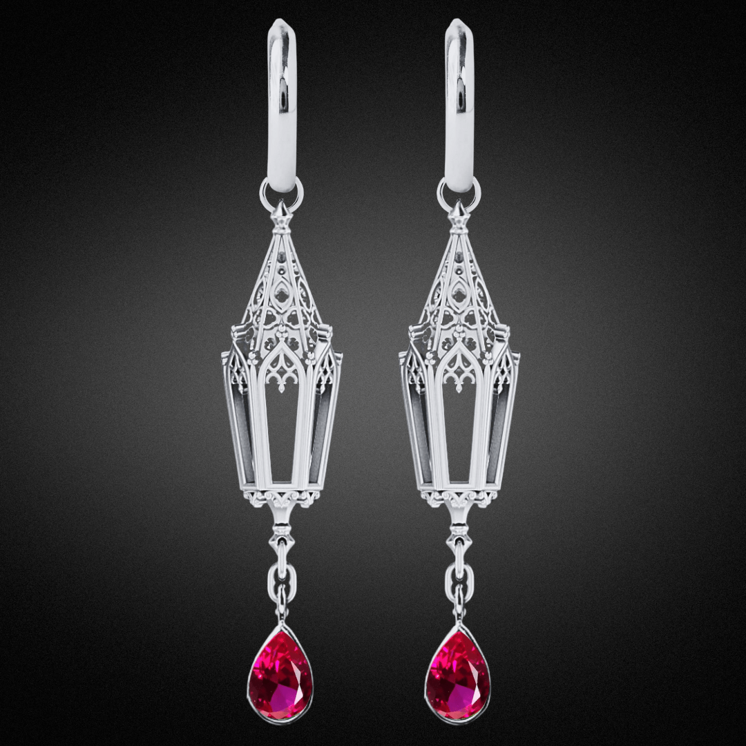 Celtic Lantern Hoop Earrings (PAYMENT PLAN)