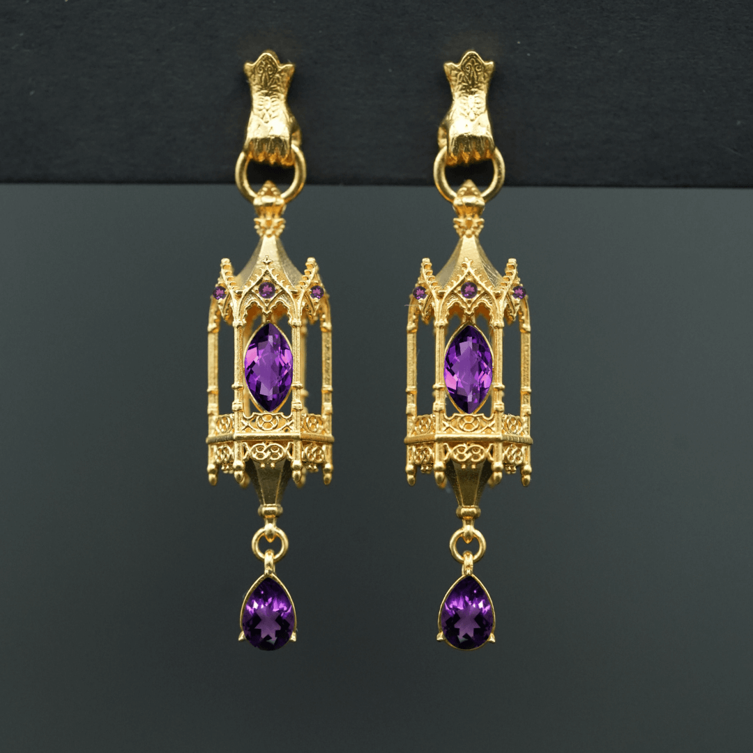PAYMENT PLAN Noble Lantern Opulence – Hand Stud (16 stones)