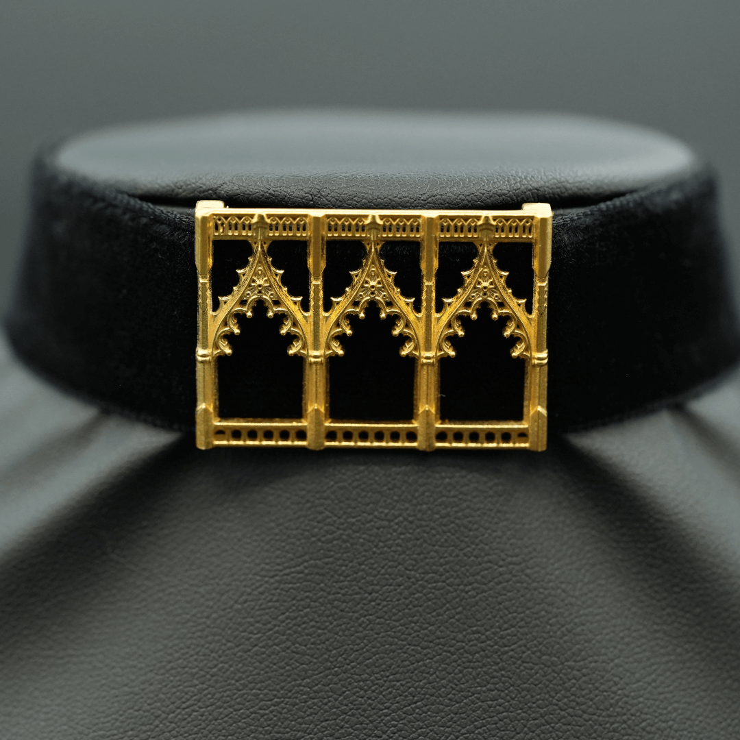 Gothic Arch Choker Necklace