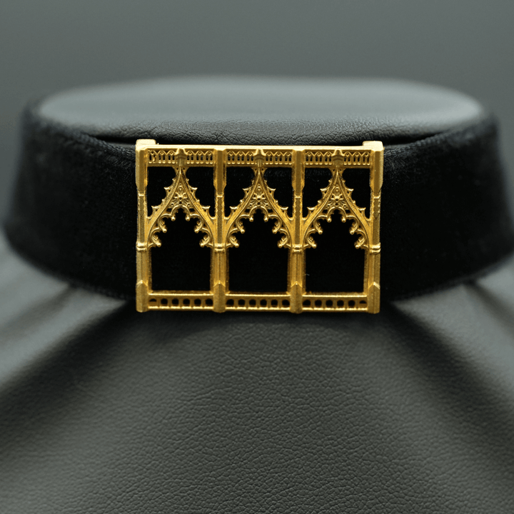 Gothic Arch Choker Necklace