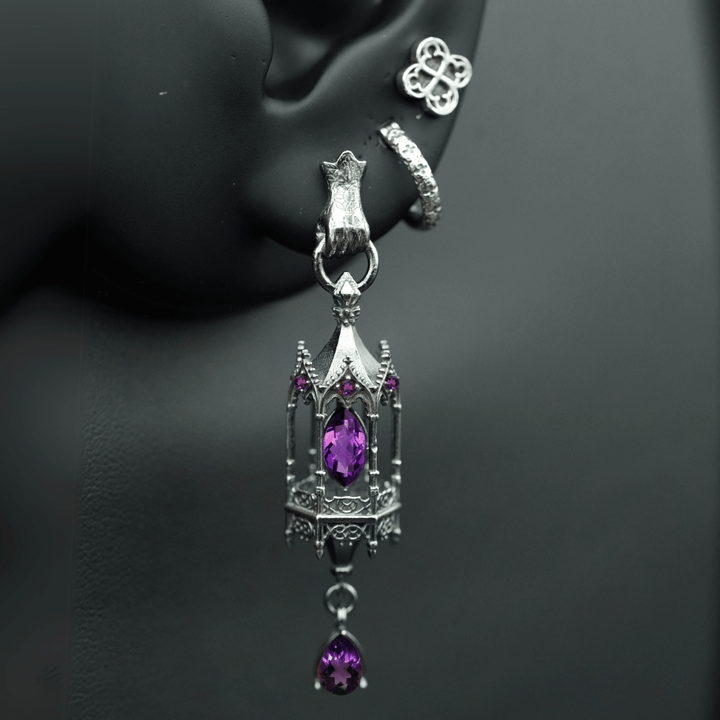 Noble Lantern Earring Stack Opulence – Hand Stud (16 stones)
