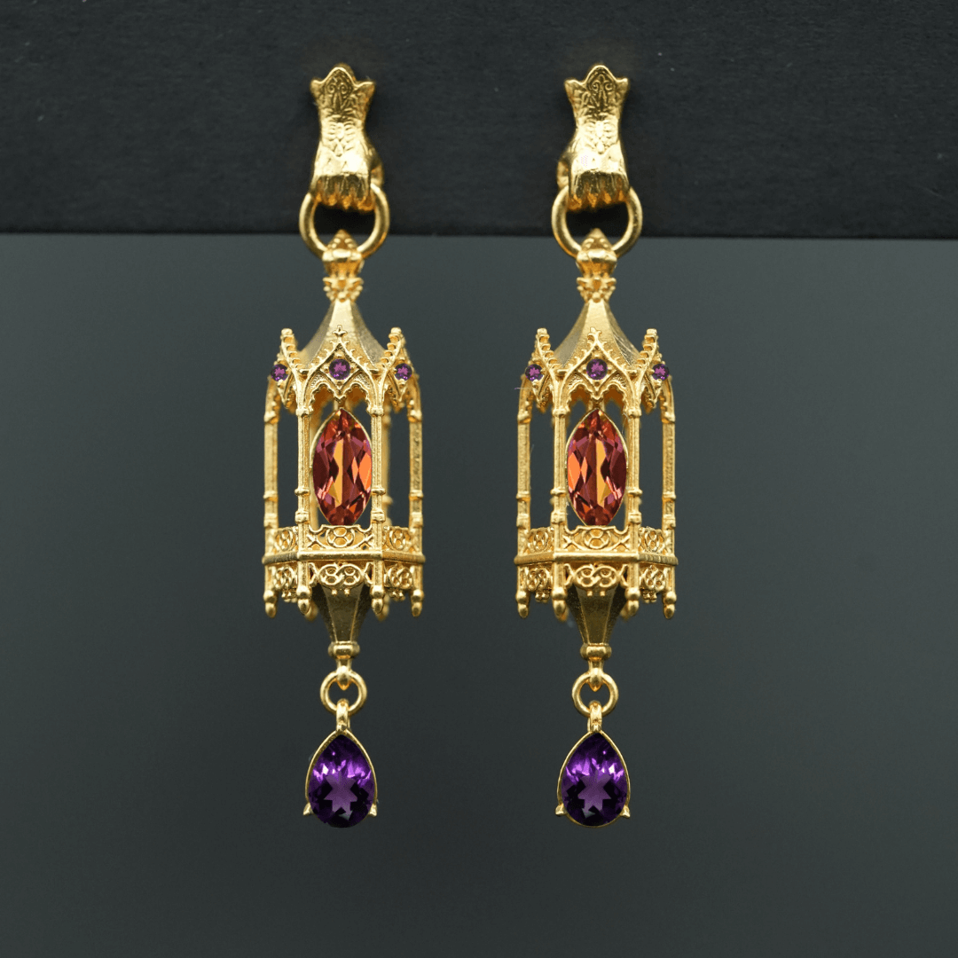 PAYMENT PLAN Noble Lantern Opulence – Hand Stud (16 stones)