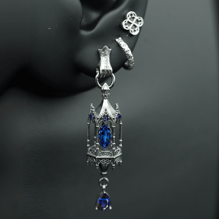 Noble Lantern Earring Stack Opulence – Hand Stud (16 stones)