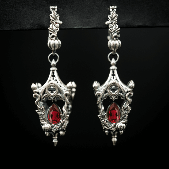 Eternal Lantern Earrings Flame Edition (Fall Hoops)