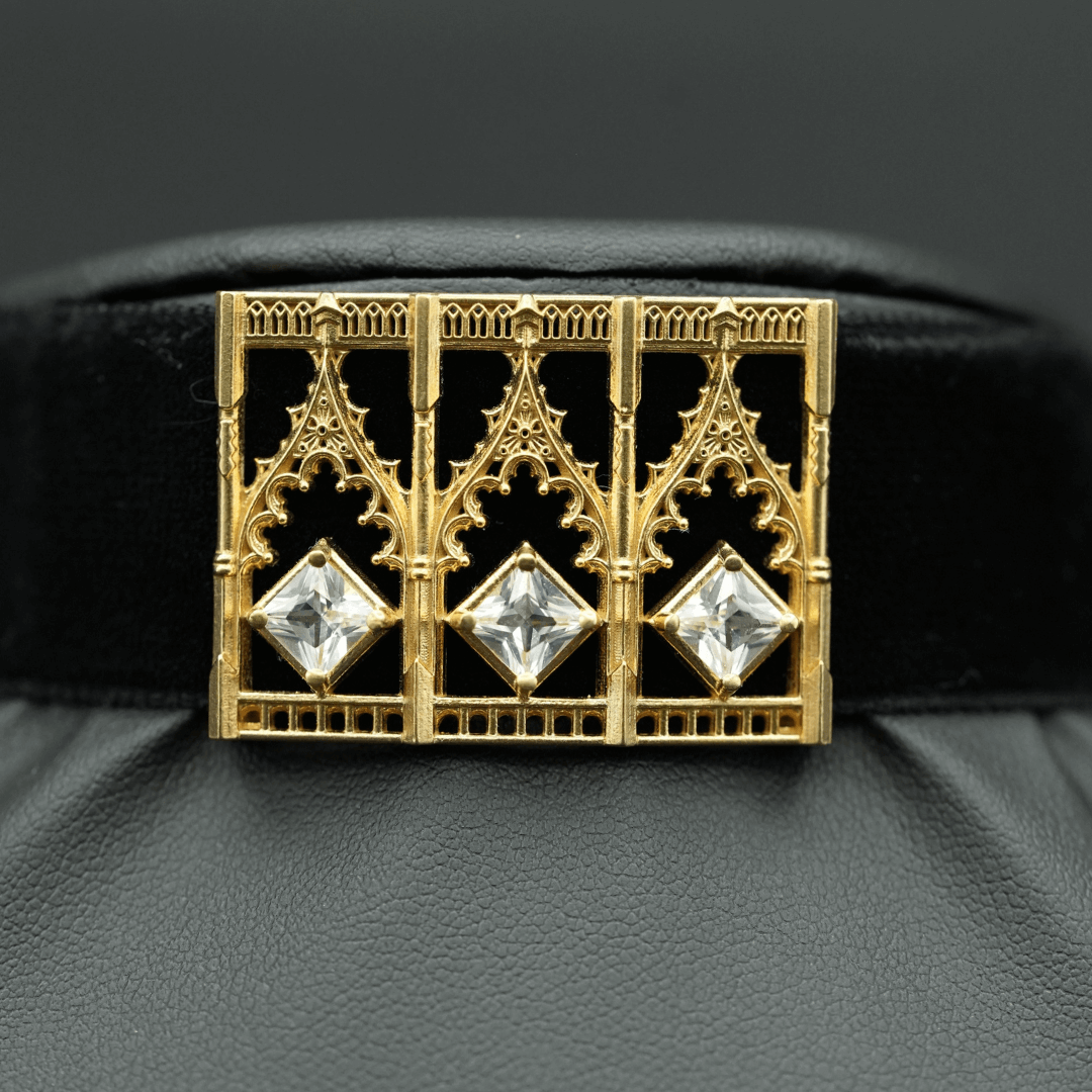 Gothic Arch Choker Necklace