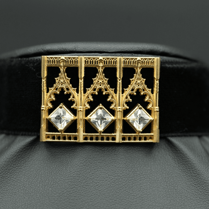 Gothic Arch Choker Necklace