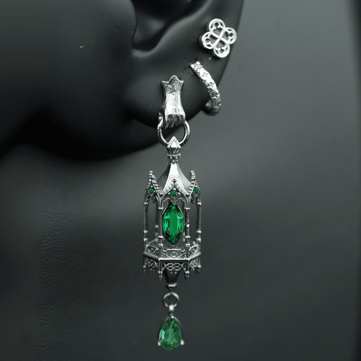 Noble Lantern Earring Stack Opulence – Hand Stud (16 stones)