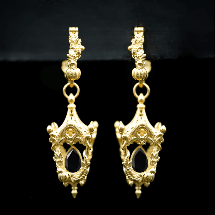 Eternal Lantern Earrings Flame Edition (Fall Hoops)