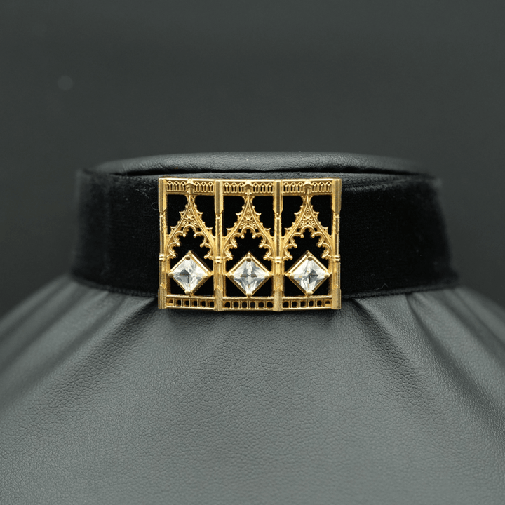 Gothic Arch Choker Necklace