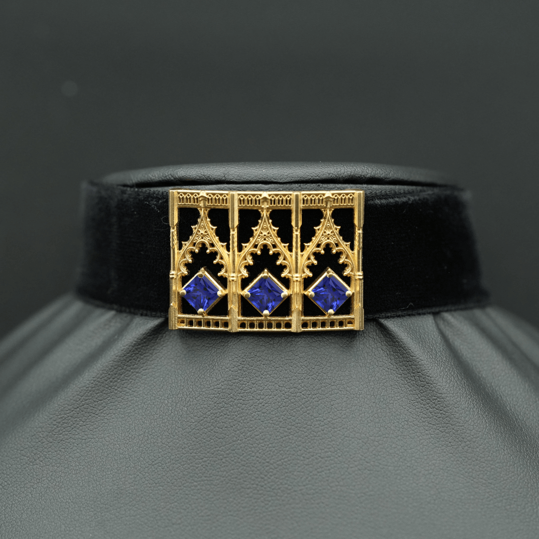 Gothic Arch Choker Necklace