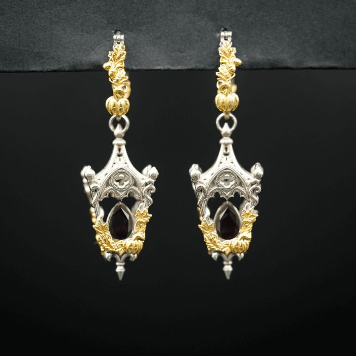 Eternal Lantern Earrings Flame Edition (Fall Hoops)