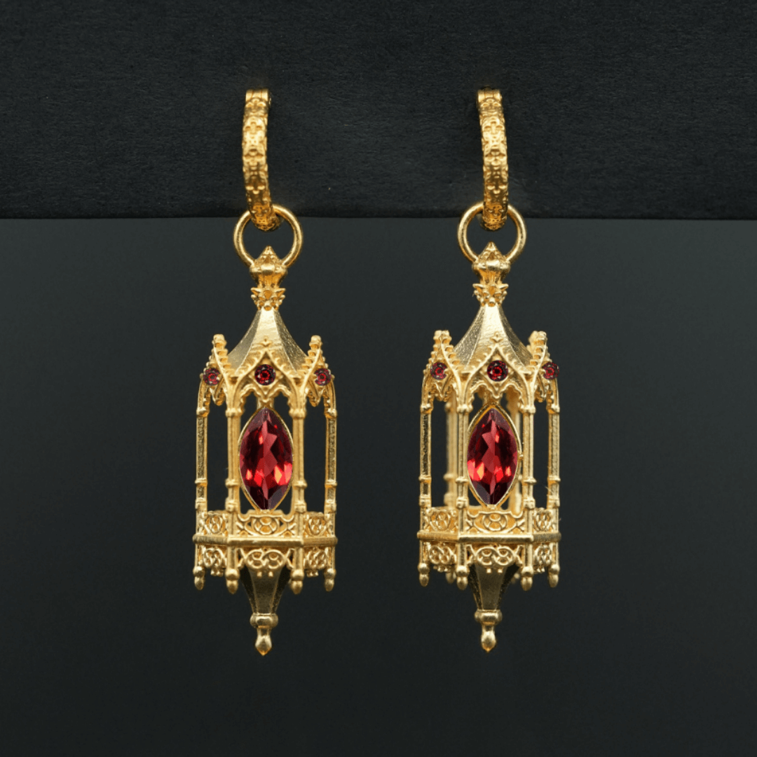 Noble Lantern Classic – Gothic Hoop (14 stones)