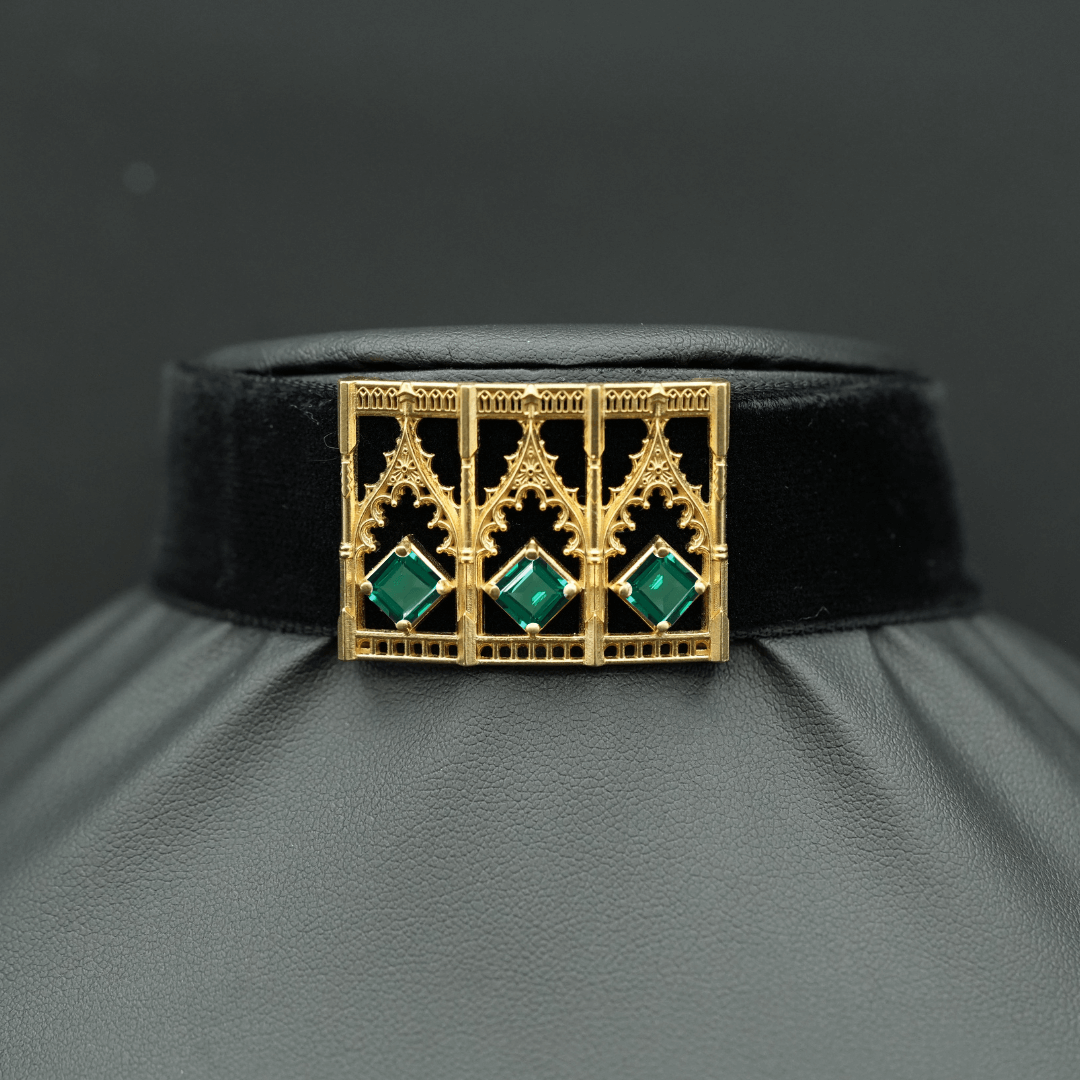 Gothic Arch Choker Necklace