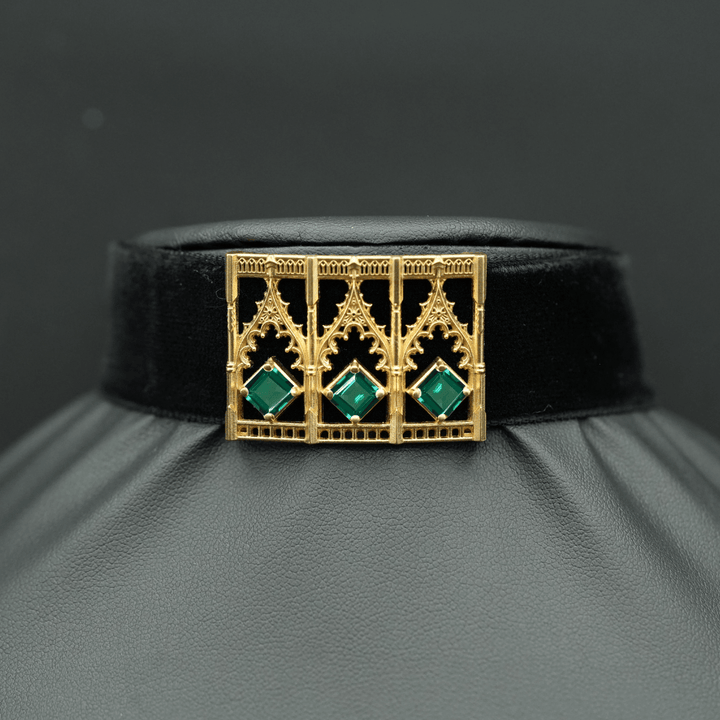 Gothic Arch Choker Necklace