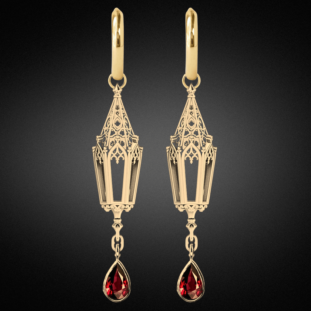 Celtic Lantern Hoop Earrings (PAYMENT PLAN)