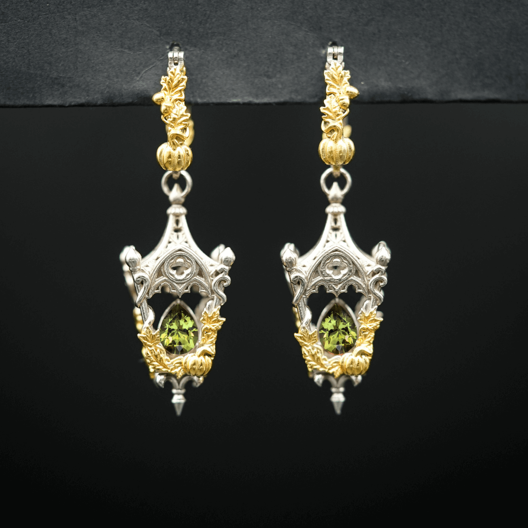 Eternal Lantern Earrings Flame Edition (Fall Hoops)