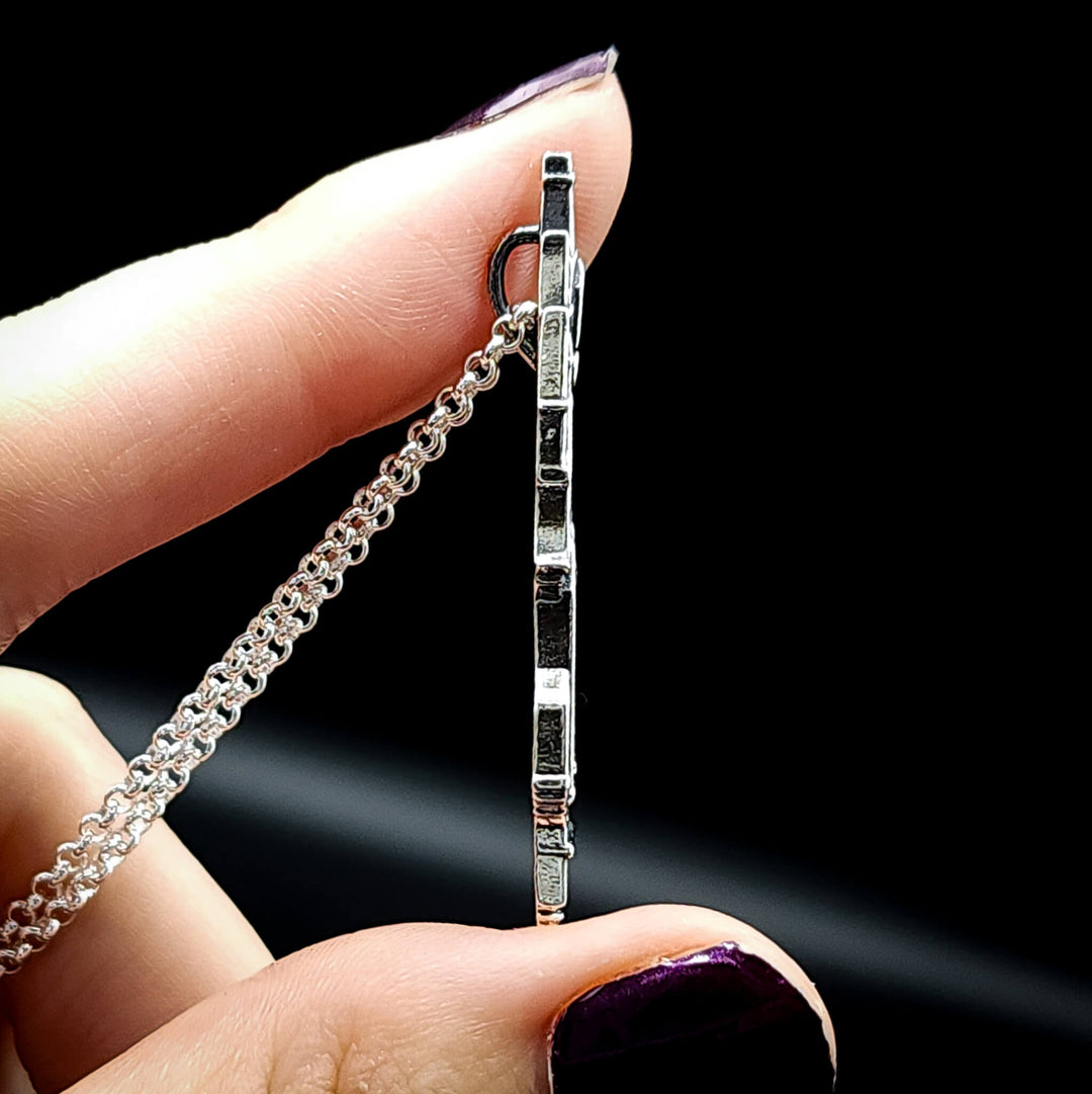 Silver Midnight Cathedral Necklace