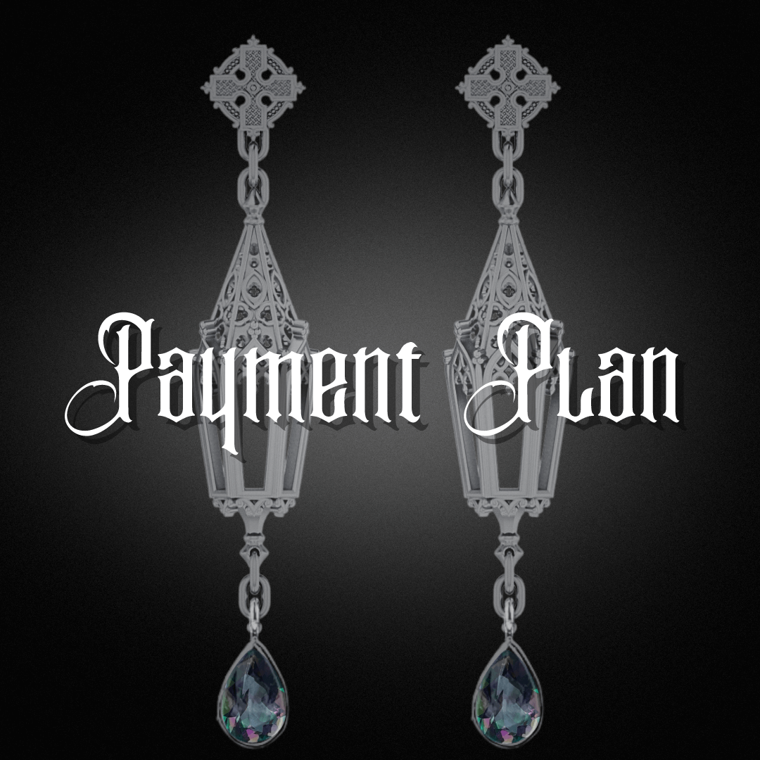 Karyns FINAL PAYMENT Celtic Lantern Earrings