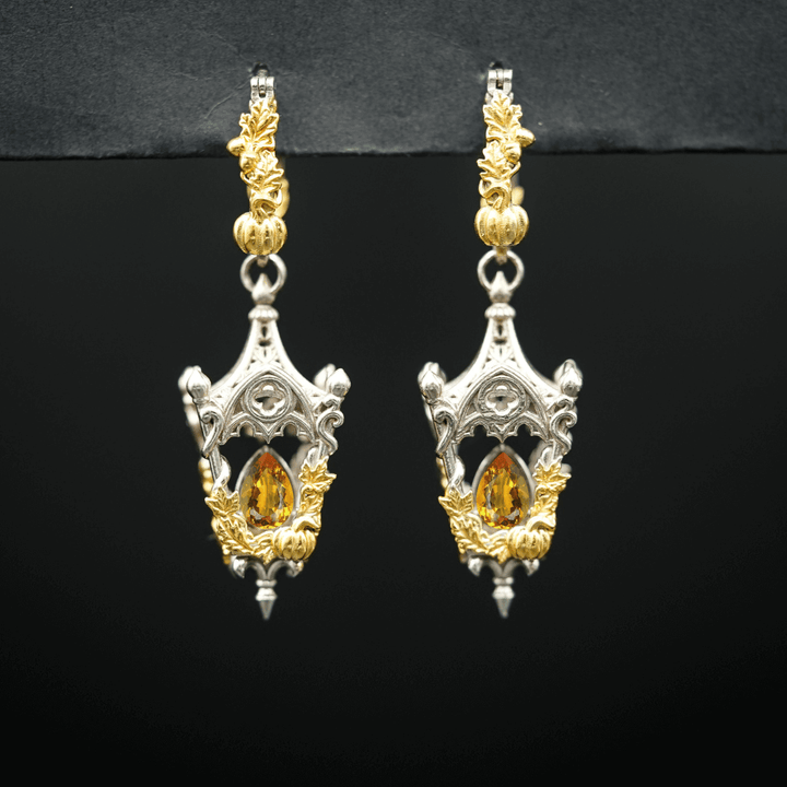Eternal Lantern Earrings Flame Edition (Fall Hoops)