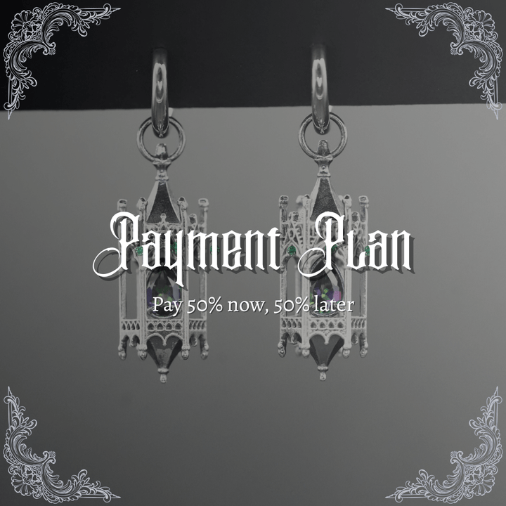 Alice's FINAL PAYMENT Knights Lantern Hoop Earrings