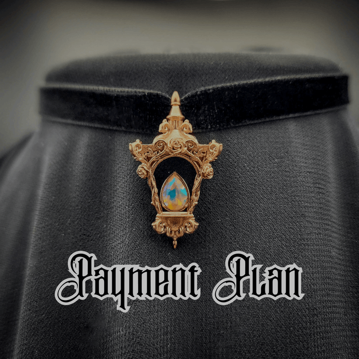 PAYMENT PLAN Rose Lantern Choker Necklace