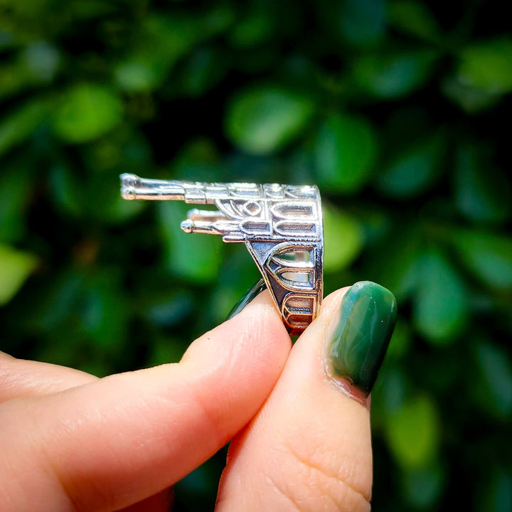 Silver Gothic Cathedral Ring