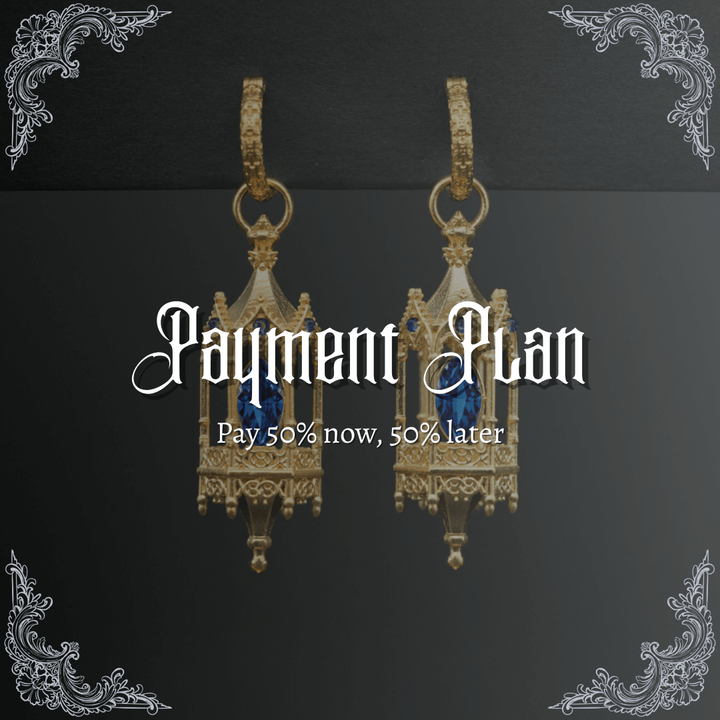PAYMENT PLAN Noble Lantern Classic – Gothic Hoop (14 stones)