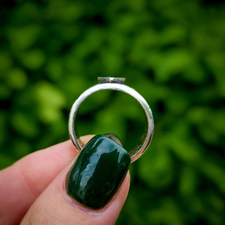 Tanzanite Gothic Band Ring