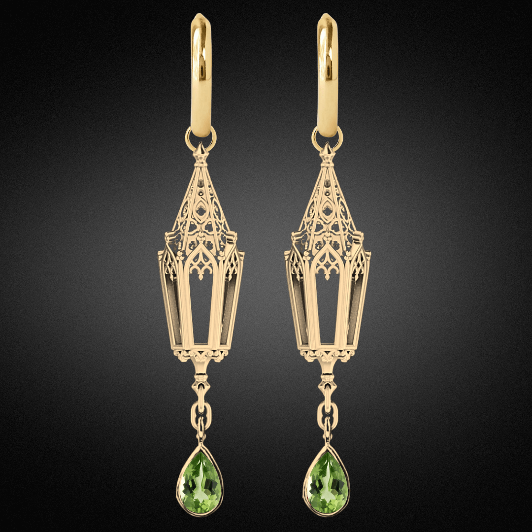 Celtic Lantern Hoop Earrings (PAYMENT PLAN)
