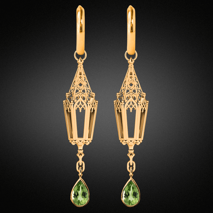 Celtic Lantern Hoop Earrings