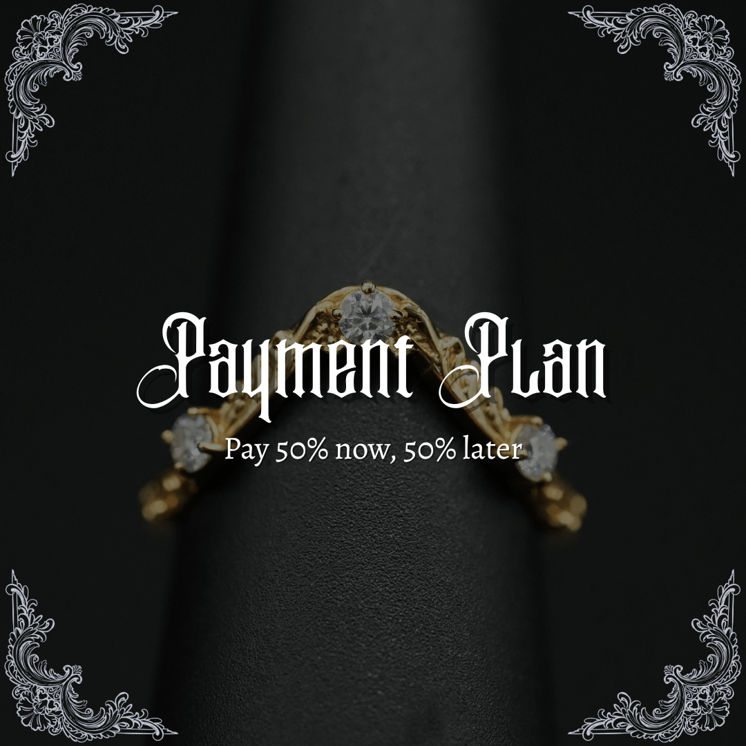 PAYMENT PLAN Moissanite Rococo Anniversary Band