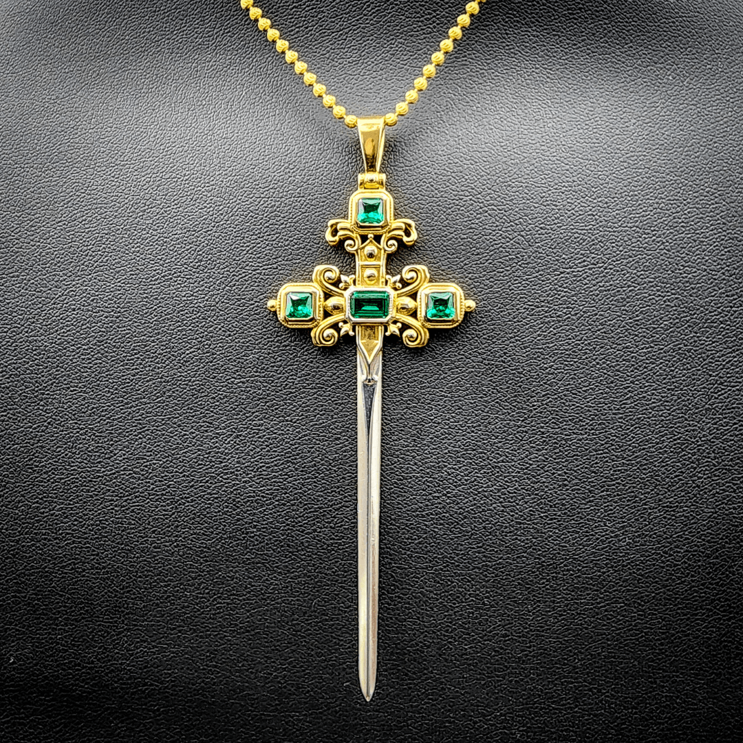 Large Royal Sword Necklace