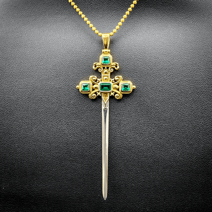 Large Royal Sword Necklace