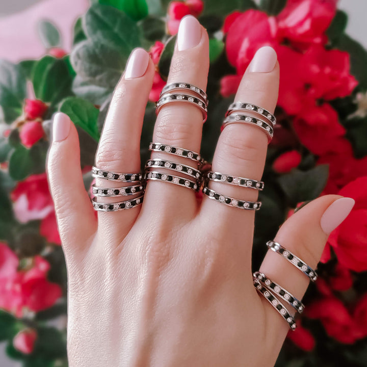 Crystal Eternity Ring