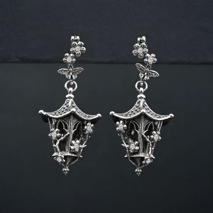 Sakura Lantern Earrings (With Gemstones) PAYMENT PLAN