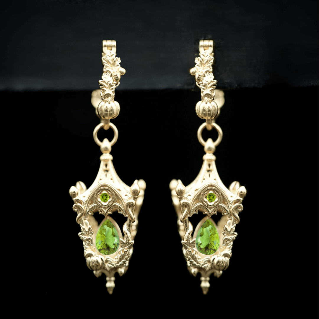 Eternal Lantern Earrings Illuminated Edition (Fall Hoops)