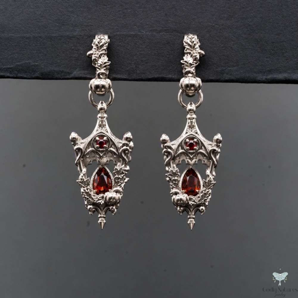 Mini Eternal Lantern Earrings Illuminated Edition (Fall Hoops)