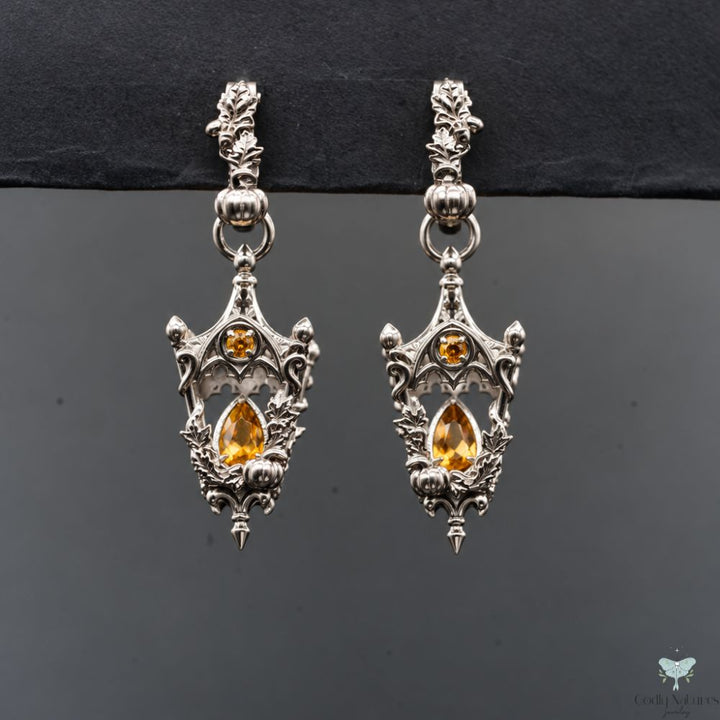 Mini Eternal Lantern Earrings Illuminated Edition (Fall Hoops)